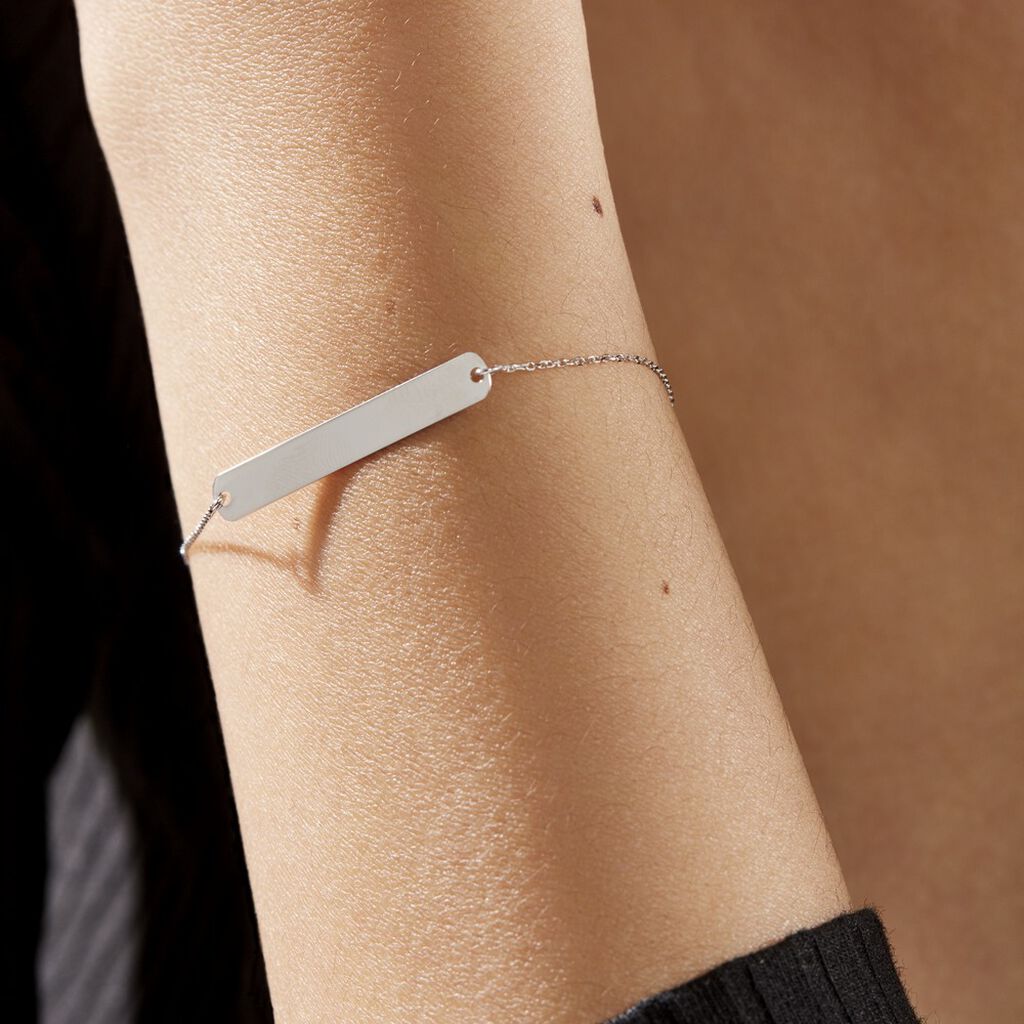 Bracciale Beverly Oro Bianco - Bracciali con Incisione Donna | Stroili