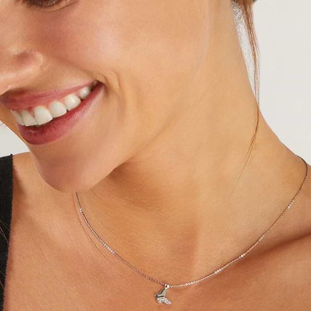 Collana Claire Oro Bianco Cubic Zirconia - Collane Donna | Stroili