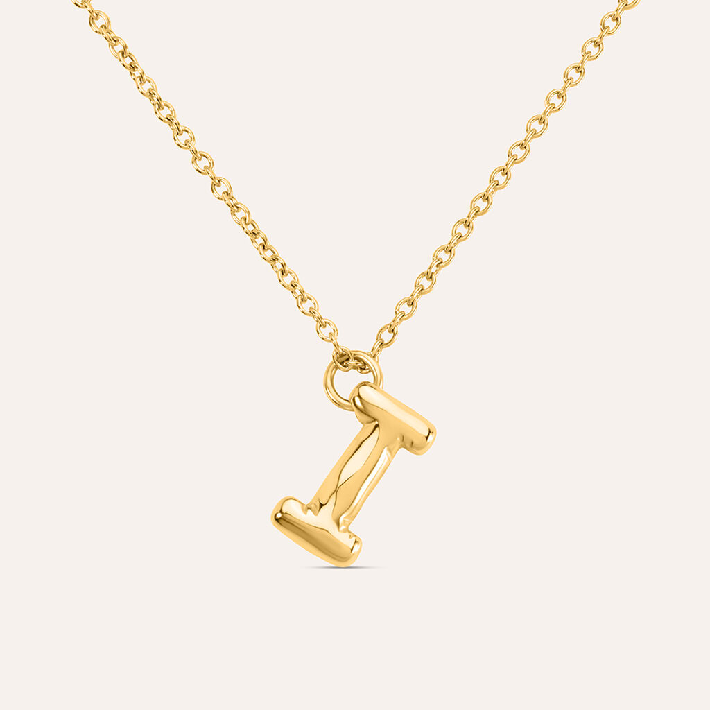 Collana Radiance Acciaio Dorato