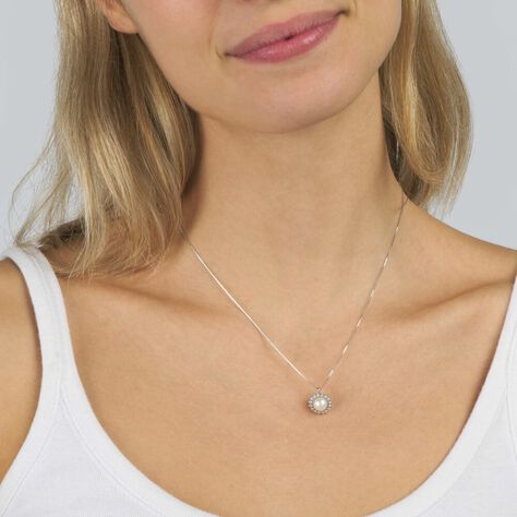 Collana Gold Pearls Oro Bianco Perla D'Acqua Dolce Diamante - Collane Donna | Stroili