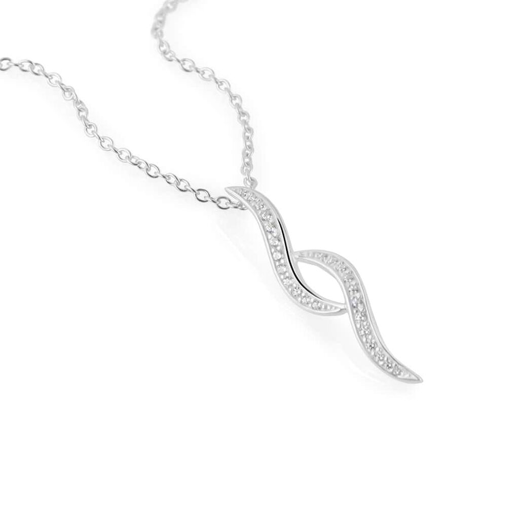 Collana Silver Shine Argento Rodiato Cubic Zirconia - Collane Donna | Stroili