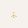Pendente Love Beats Argento Dorato Cubic Zirconia