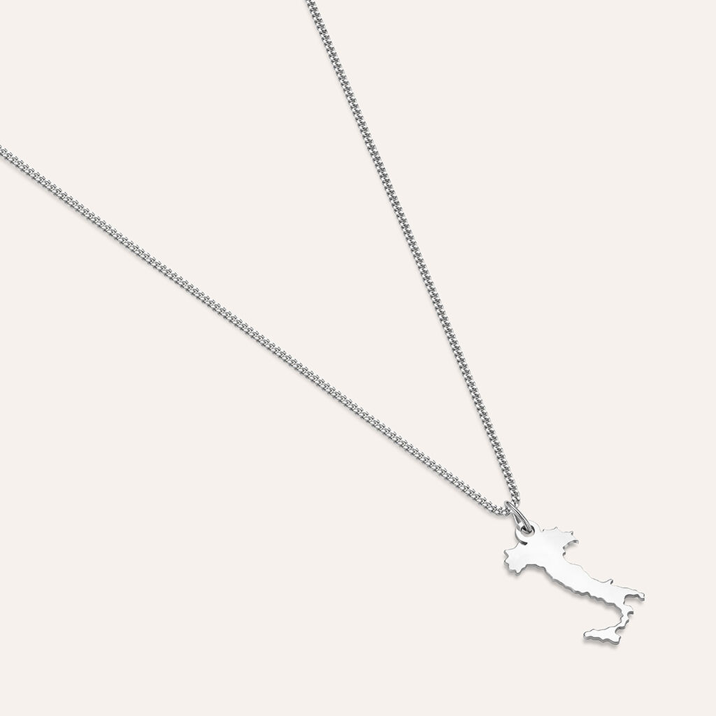 PendenteSaluti&Baci Italia Love Beats Argento Rodiato