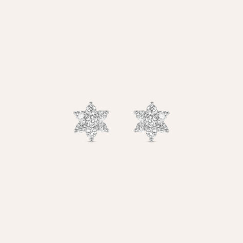 Orecchini Lobo Silver Elegance Argento Rodiato Cubic Zirconia - Orecchini a Lobo Donna | Stroili