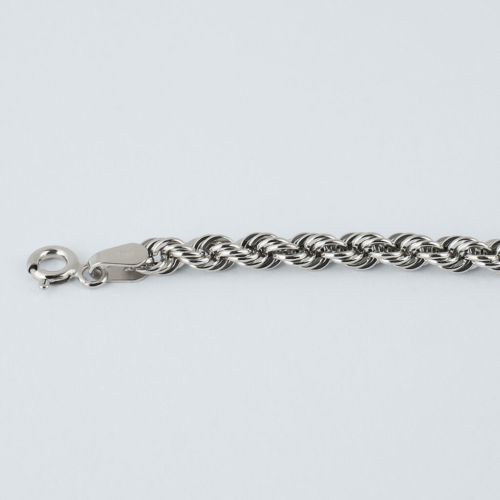 Bracciale Catena Colette Oro Bianco - Bracciali Donna | Stroili