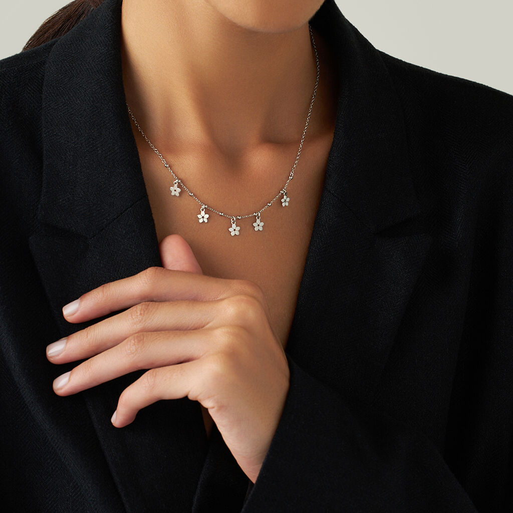 Collana Silver Collection Argento Rodiato - Collane Donna | Stroili