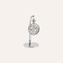Set Orologio Meccanico da Tasca Capital in Acciaio e Stand in Metallo