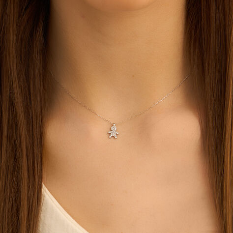 Collana Claire Oro Bianco Cubic Zirconia - Collane Donna | Stroili