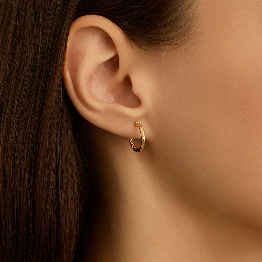 Orecchini A Cerchio Toujours Oro Giallo - Orecchini a Cerchio Donna | Stroili