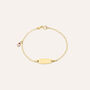 Bracciale Con Targhetta Holy Oro Giallo