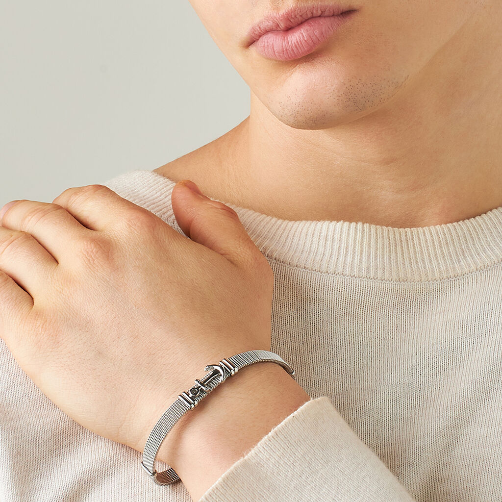 Bracciale Man Code Acciaio - Bracciali Uomo | Stroili