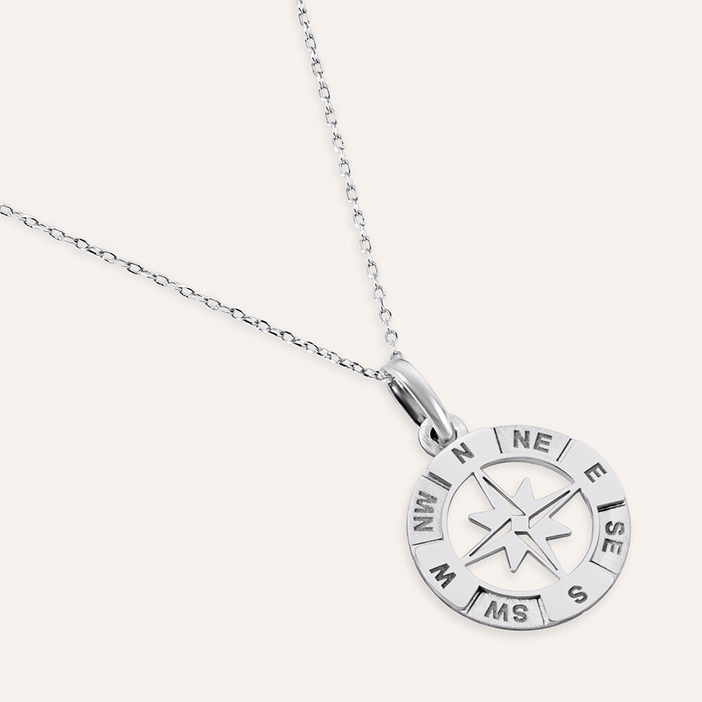 Pendente Gentleman Argento Rodiato