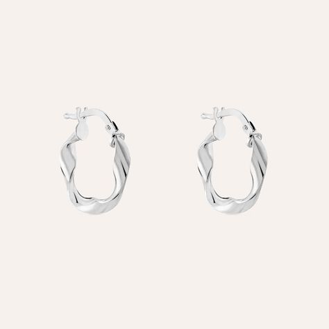 Orecchini A Cerchio Silver Collection Argento Rodiato - Orecchini a Cerchio Donna | Stroili