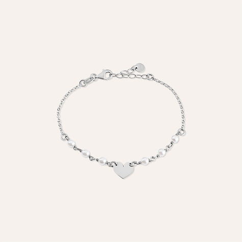 Bracciale Silver Pearls Argento Rodiato Perla sintentica - Bracciali con Incisione Donna | Stroili