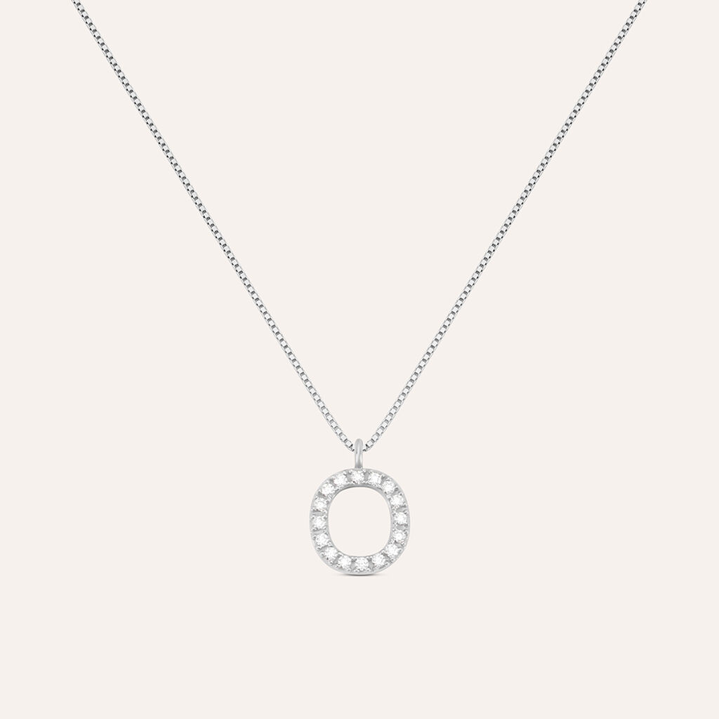 Collana Silver Moments Argento Rodiato Cubic Zirconia