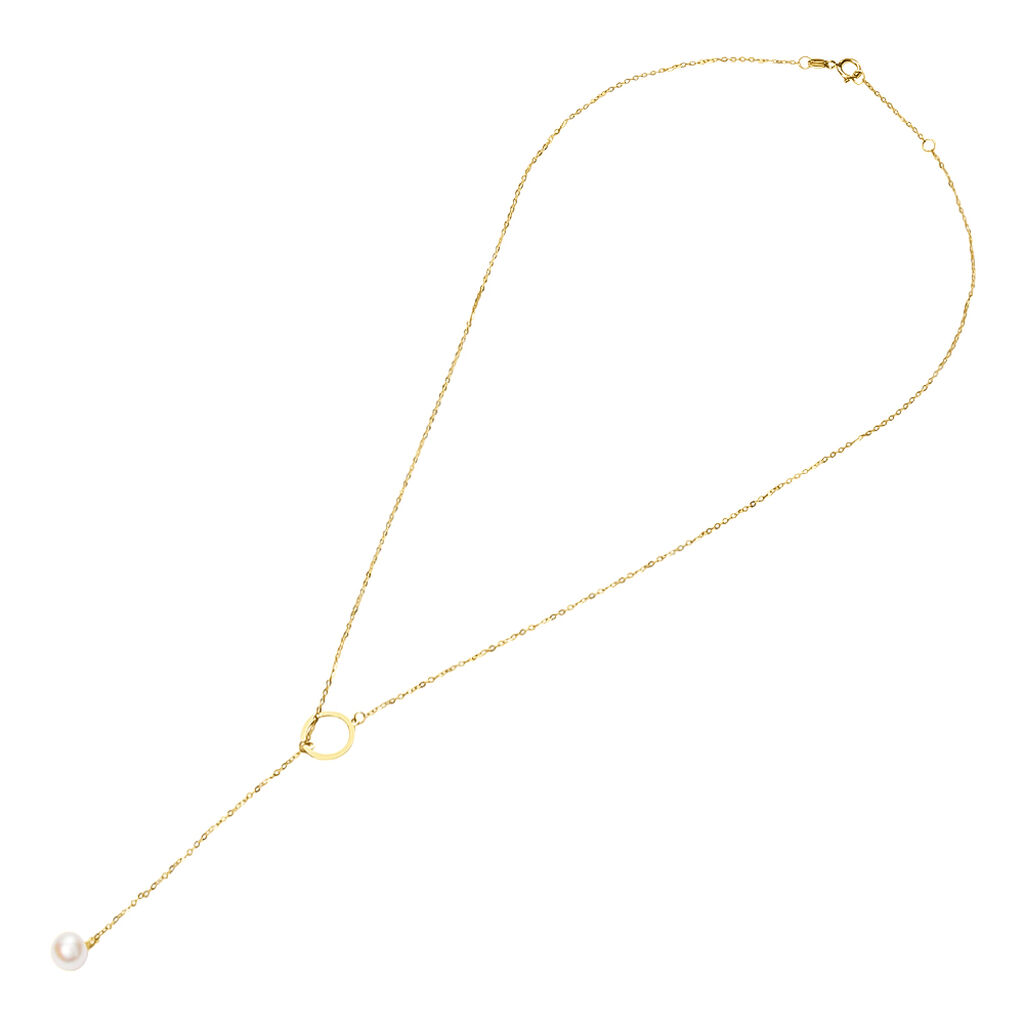 Collana Gabrielle Oro Giallo Perla D'Acqua Dolce - 1427101 • Stroili