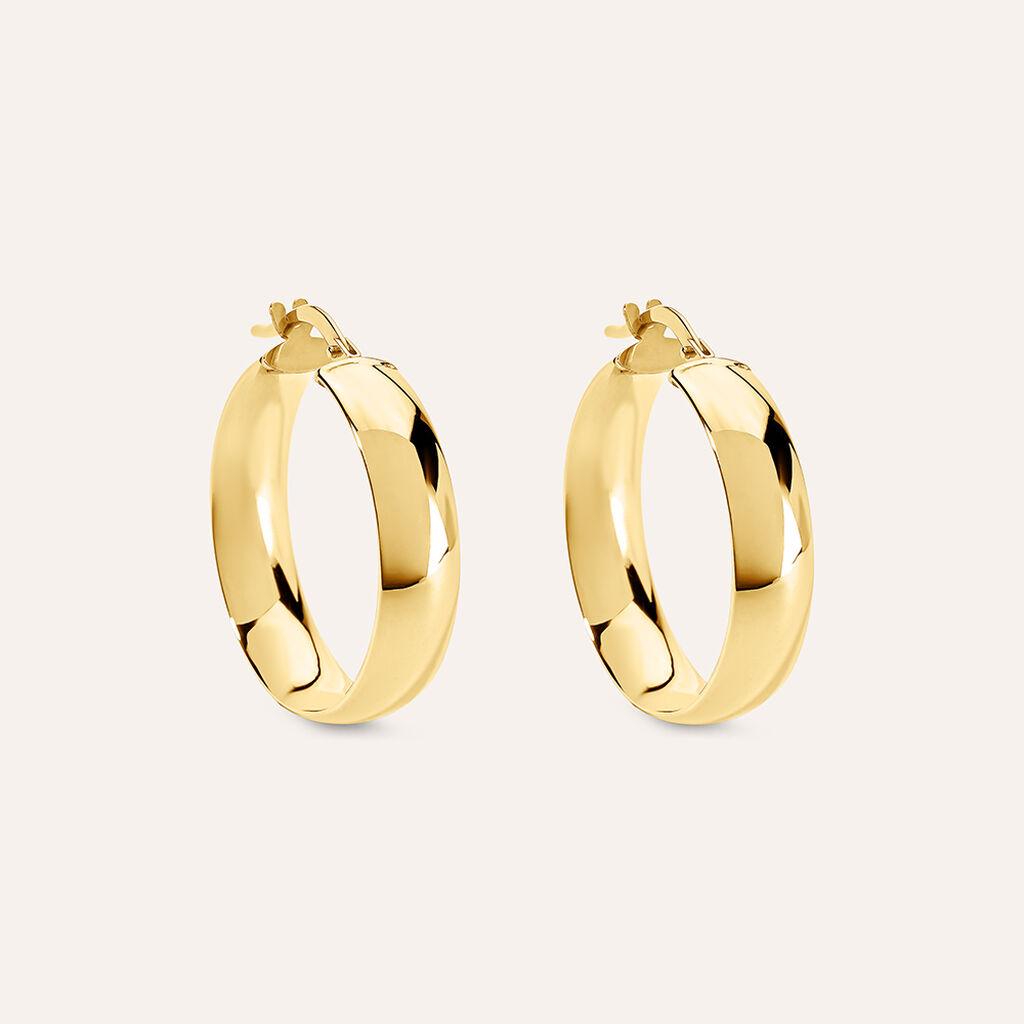 Orecchini A Cerchio Toujours Oro Giallo - Orecchini a Cerchio Donna | Stroili