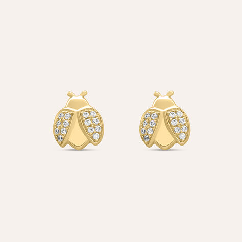 Orecchini Lobo Claire Oro Giallo Cubic Zirconia - Orecchini a Lobo Donna | Stroili