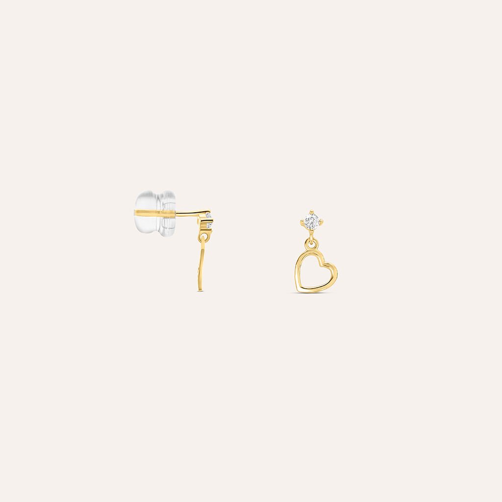 Orecchini Lobo Bon Ton Oro Giallo Cubic Zirconia - Orecchini a Lobo Donna | Stroili