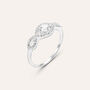 Anello Solitario Silver Elegance Argento Rodiato Cubic Zirconia