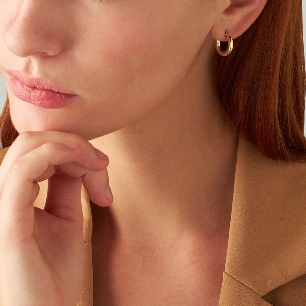 Orecchini A Cerchio Toujours Oro Giallo - Orecchini a Cerchio Donna | Stroili
