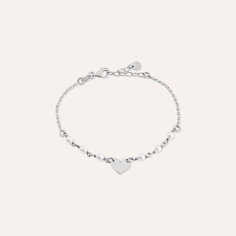 Bracciale Silver Pearls Argento Rodiato Perla sintentica - Bracciali con Incisione Donna | Stroili
