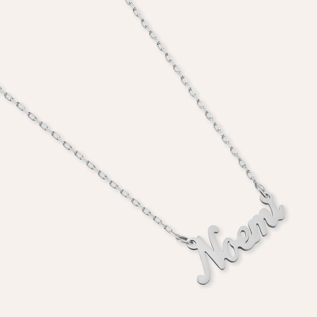 Collana Noemi Gold Names Oro Bianco