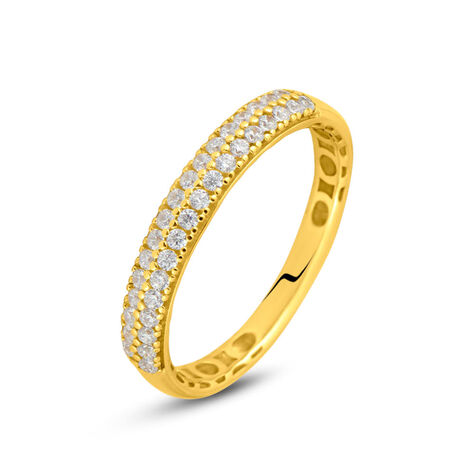 Anello Fascia Claire Oro Giallo Cubic Zirconia - Anelli con Pietre Donna | Stroili