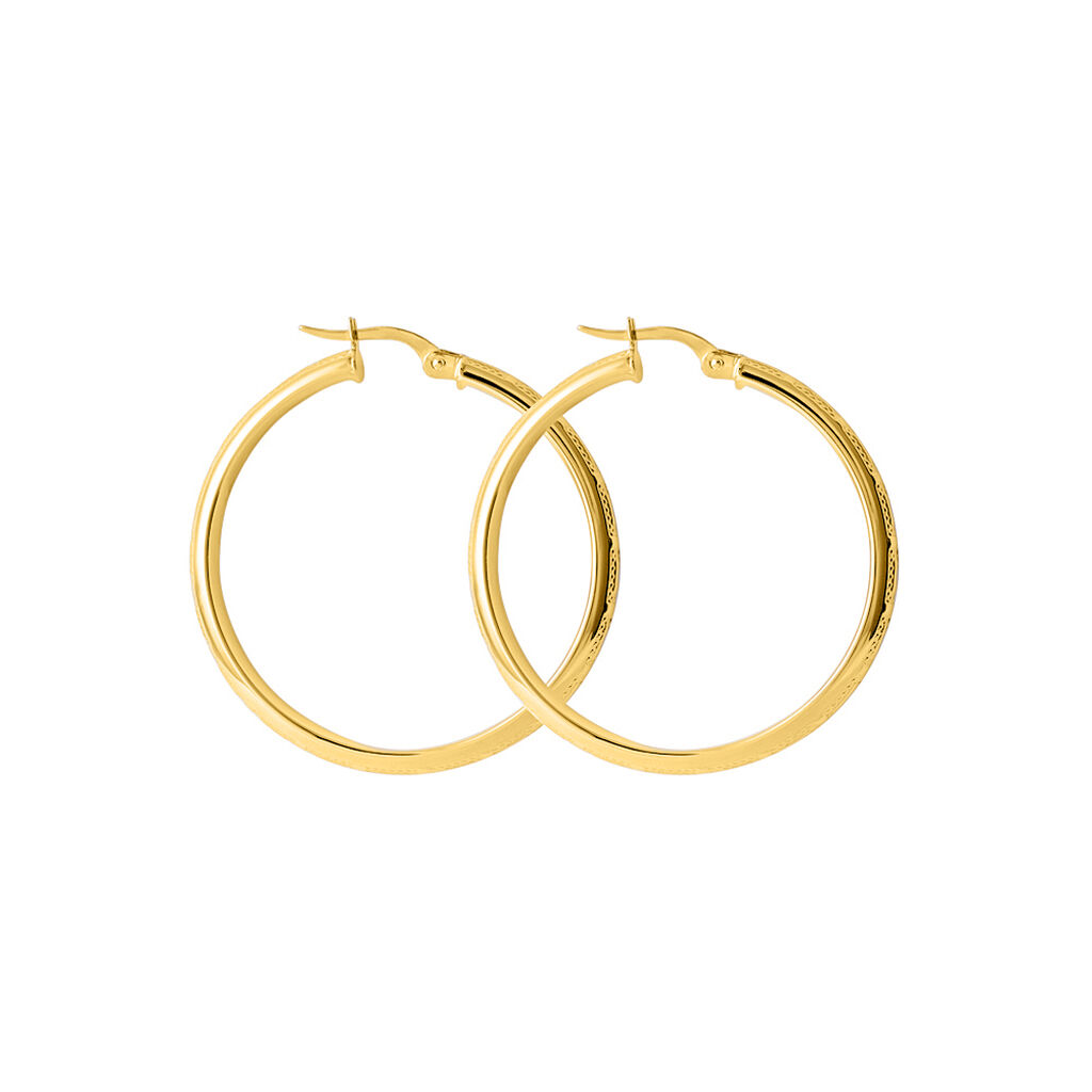 Orecchini A Cerchio Toujours Oro Giallo - Orecchini a Cerchio Donna | Stroili