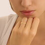 Fede Classica Diamantata 3.3 mm Oro Giallo
