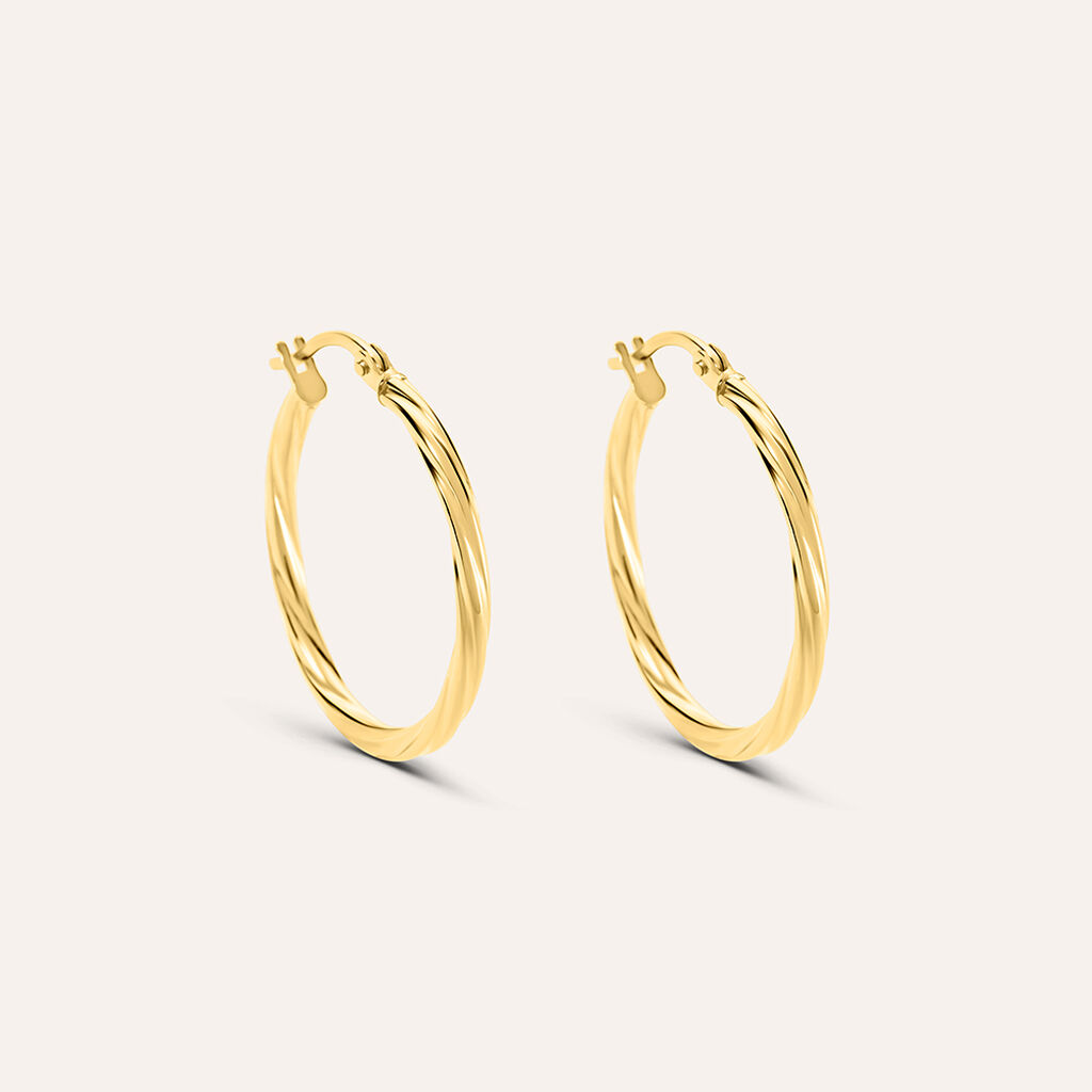 Orecchini A Cerchio Toujours Oro Giallo - Orecchini a Cerchio Donna | Stroili