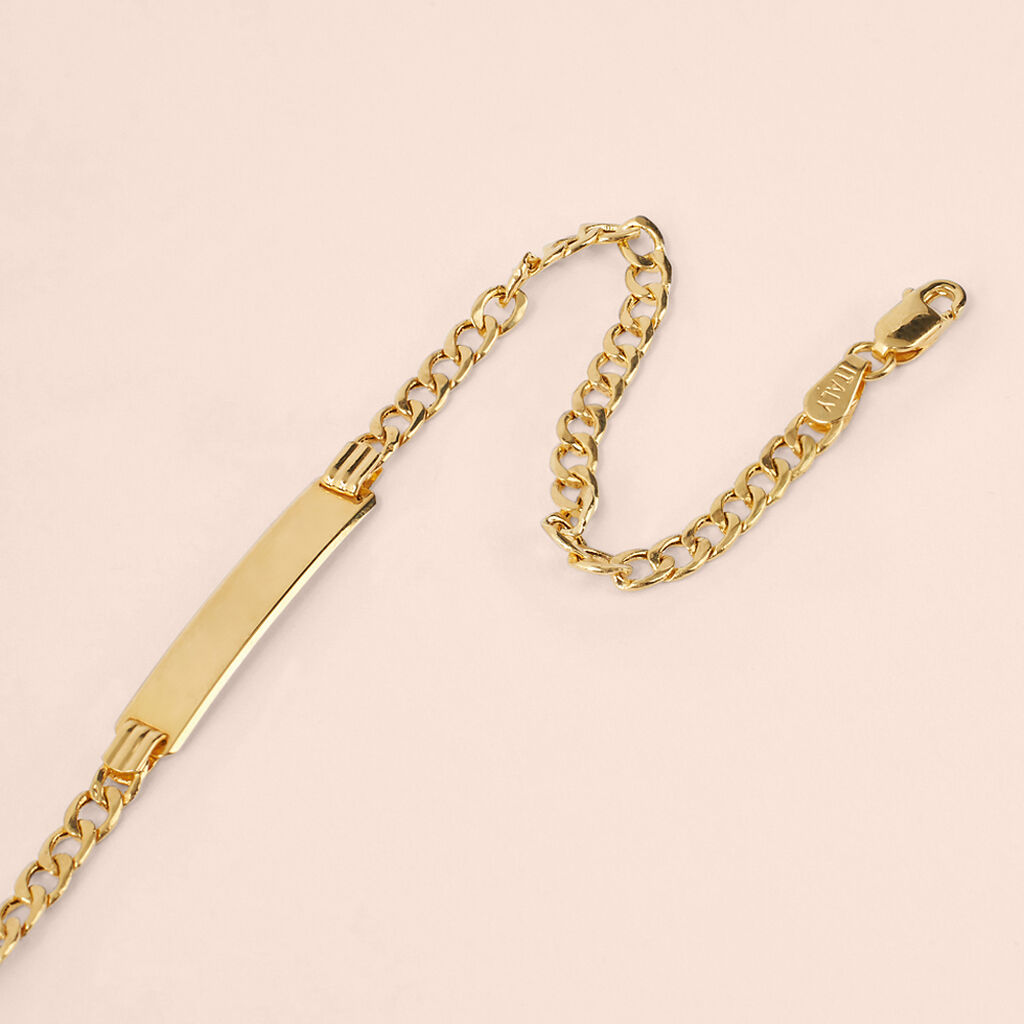 Bracciale Con Targhetta L'homme Or Oro Giallo - Bracciali Uomo | Stroili