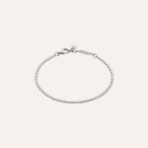 Bracciale Tennis Aura Acciaio Cubic Zirconia - Bracciali Tennis Donna | Stroili
