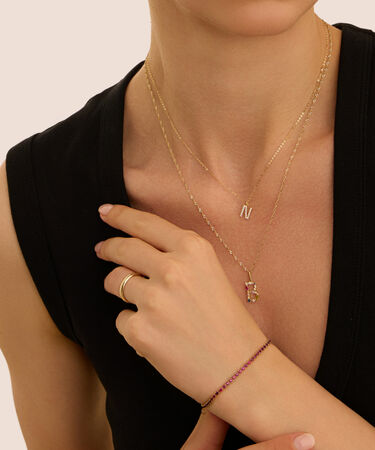Collana Claire Oro Giallo Cubic Zirconia
