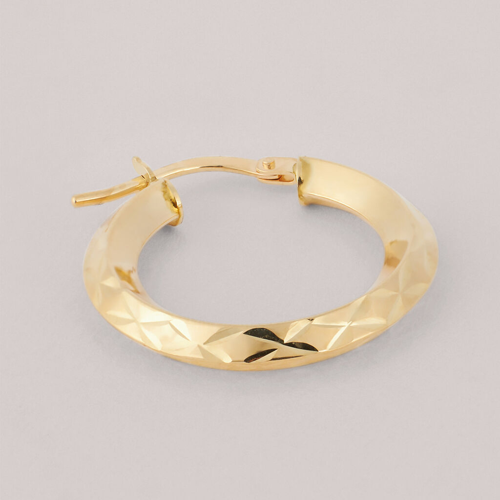 Orecchini A Cerchio Toujours Oro Giallo