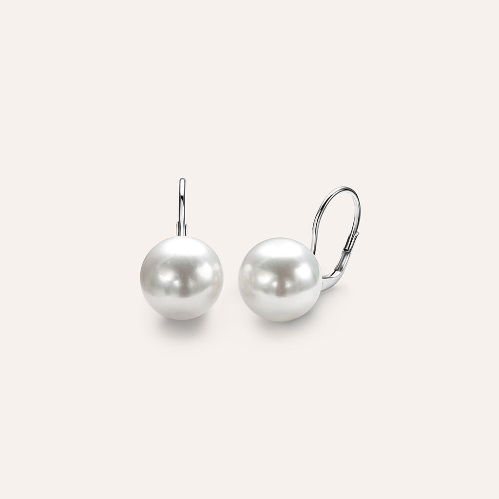 Orecchini Pendenti Silver Pearls Argento Rodiato Perla sintentica - Gioielli Donna | Stroili