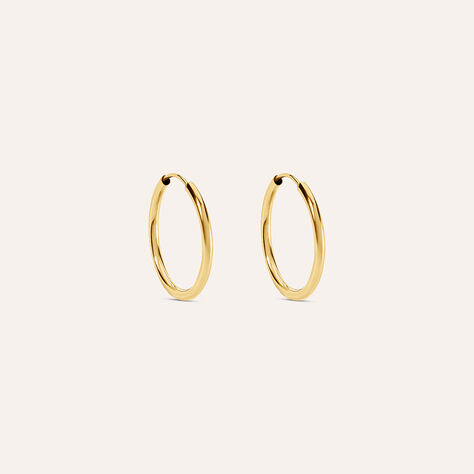 Orecchini A Cerchio Toujours Oro Giallo - Orecchini a Cerchio Donna | Stroili