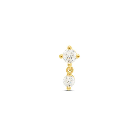 Piercing Orecchio Doppio Punto Luce Helix Ear Shine Oro Giallo Cubic Zirconia - Piercing Orecchio Donna | Stroili