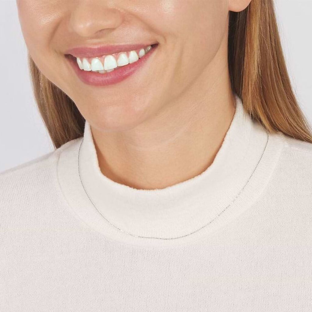 Catenina Poème Oro Bianco - Catenina Donna | Stroili