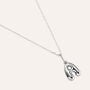 Pendente Love Beats Argento Rodiato