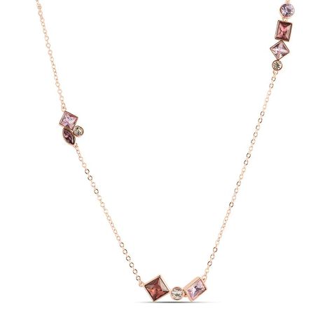 Collana Violet Ottone Rosa Cristallo - Collane Donna | Stroili