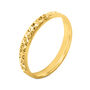 Fede Classica Diamantata 3 mm Oro Giallo