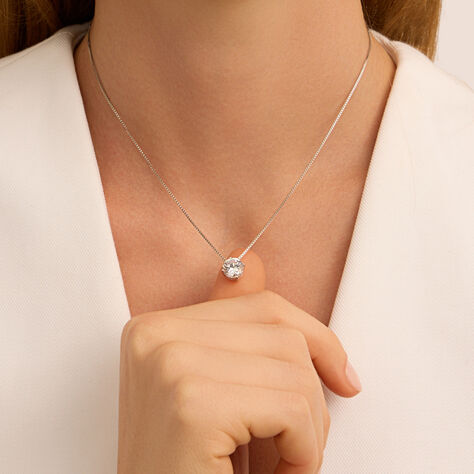 Collana Silver Elegance Argento Rodiato Cubic Zirconia - Collane Donna | Stroili