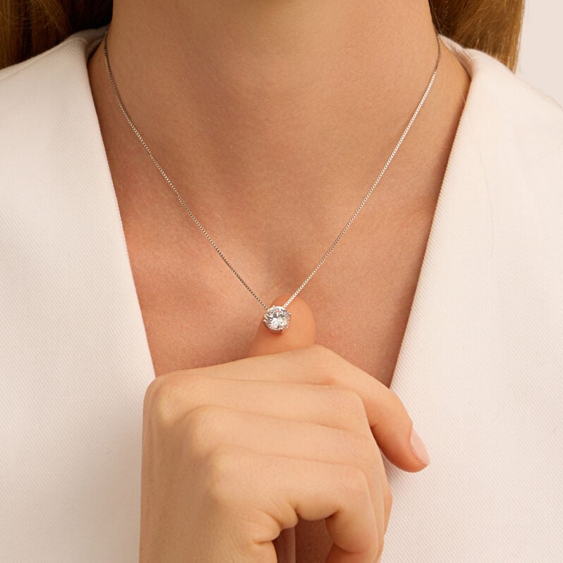 Collana Silver Elegance Argento Rodiato Cubic Zirconia - Collane Donna | Stroili