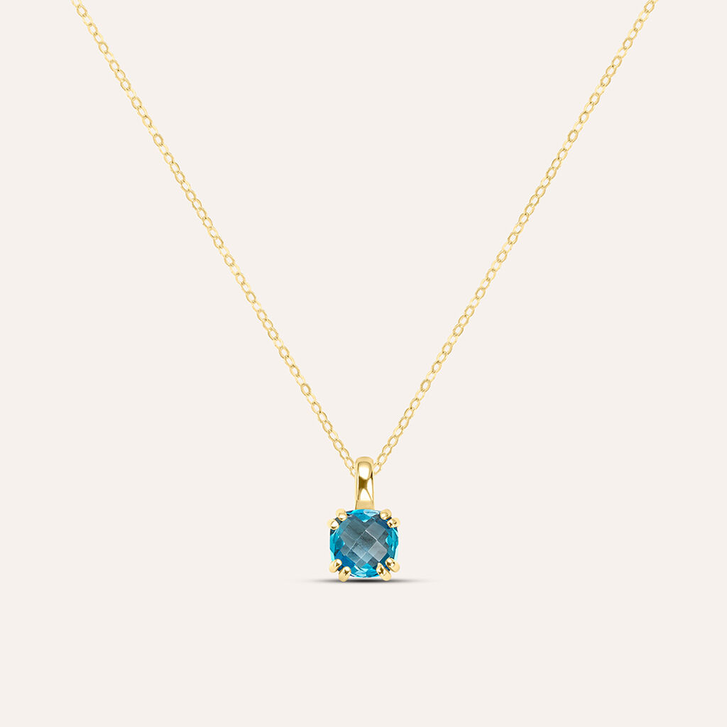 Collana Punto Luce Am&eacute;lie Oro Giallo Topazio