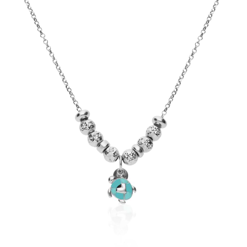 Pendente Love Beats Argento Rodiato