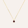 Collana Punto Luce Charlotte Oro Giallo Rubino