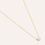 Collana Punto Luce Claire Oro Giallo Cubic Zirconia