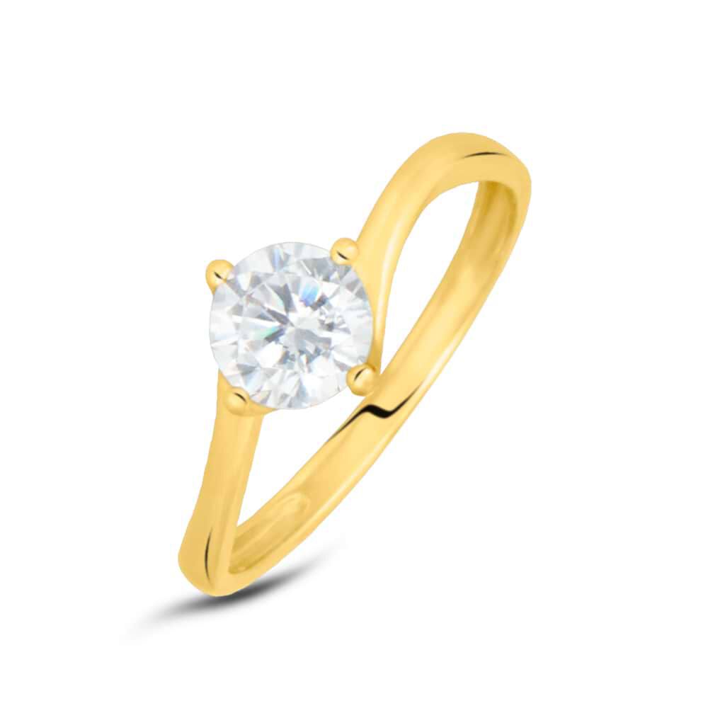 Anello Solitario Claire Oro Giallo Cubic Zirconia 1412102 Stroili