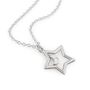 Collana Lady Chic Acciaio Stella e Cristalli